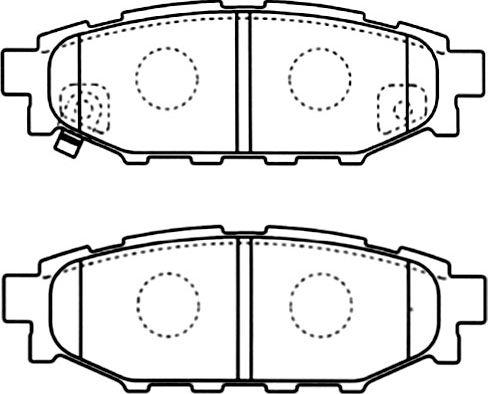 Kavo Parts BP-8021 - Bremžu uzliku kompl., Disku bremzes ps1.lv