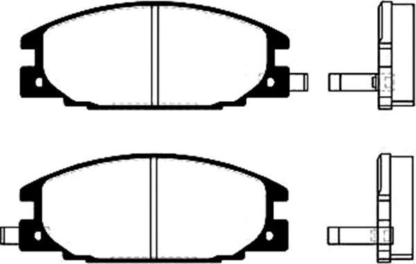 Kavo Parts BP-3500 - Bremžu uzliku kompl., Disku bremzes ps1.lv