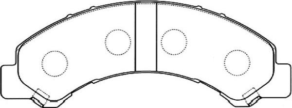 Kavo Parts BP-3513 - Bremžu uzliku kompl., Disku bremzes ps1.lv