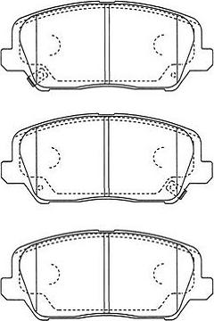 Kavo Parts BP-3049 - Bremžu uzliku kompl., Disku bremzes ps1.lv