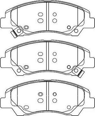 Kavo Parts BP-3052 - Bremžu uzliku kompl., Disku bremzes ps1.lv