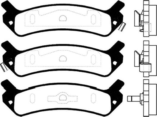 Kavo Parts BP-3009 - Bremžu uzliku kompl., Disku bremzes ps1.lv