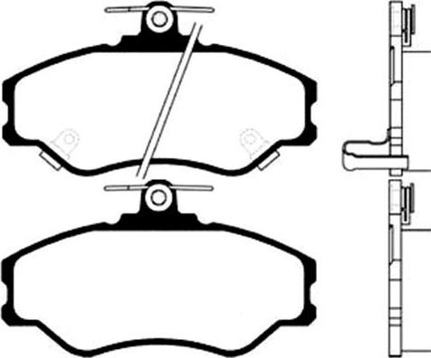 Kavo Parts BP-3006 - Bremžu uzliku kompl., Disku bremzes ps1.lv