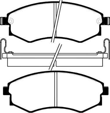 Kavo Parts BP-3003 - Bremžu uzliku kompl., Disku bremzes ps1.lv