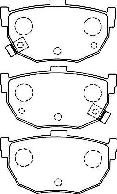 Kavo Parts BP-3017 - Bremžu uzliku kompl., Disku bremzes ps1.lv