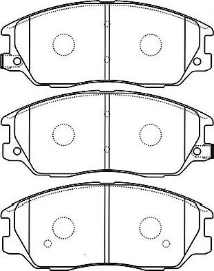 Kavo Parts BP-3030 - Bremžu uzliku kompl., Disku bremzes ps1.lv