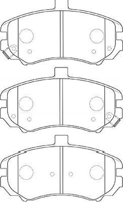 Kavo Parts BP-3037 - Bremžu uzliku kompl., Disku bremzes ps1.lv