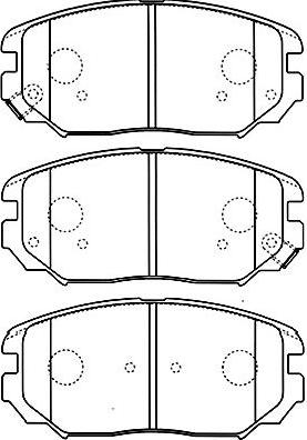 Kavo Parts BP-3029 - Bremžu uzliku kompl., Disku bremzes ps1.lv