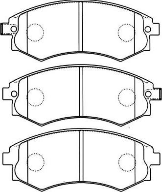 Kavo Parts BP-3025 - Bremžu uzliku kompl., Disku bremzes ps1.lv