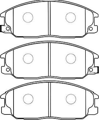 Kavo Parts BP-3028 - Bremžu uzliku kompl., Disku bremzes ps1.lv