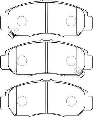 Kavo Parts BP-2044 - Bremžu uzliku kompl., Disku bremzes ps1.lv