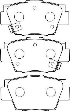 Kavo Parts BP-2040 - Bremžu uzliku kompl., Disku bremzes ps1.lv