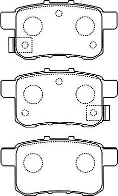 Kavo Parts BP-2057 - Bremžu uzliku kompl., Disku bremzes ps1.lv