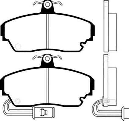 Kavo Parts BP-2009 - Bremžu uzliku kompl., Disku bremzes ps1.lv