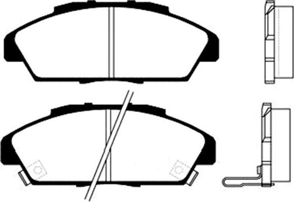 Kavo Parts BP-2015 - Bremžu uzliku kompl., Disku bremzes ps1.lv