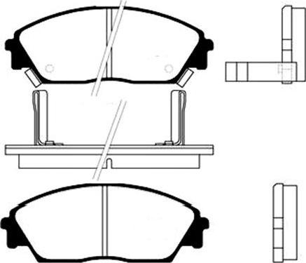 Kavo Parts BP-2011 - Bremžu uzliku kompl., Disku bremzes ps1.lv