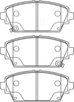 Kavo Parts BP-2036 - Bremžu uzliku kompl., Disku bremzes ps1.lv