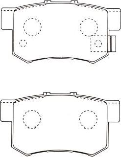 Kavo Parts BP-2032 - Bremžu uzliku kompl., Disku bremzes ps1.lv