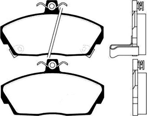 Kavo Parts BP-2025 - Bremžu uzliku kompl., Disku bremzes ps1.lv