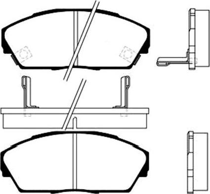 Kavo Parts BP-2021 - Bremžu uzliku kompl., Disku bremzes ps1.lv