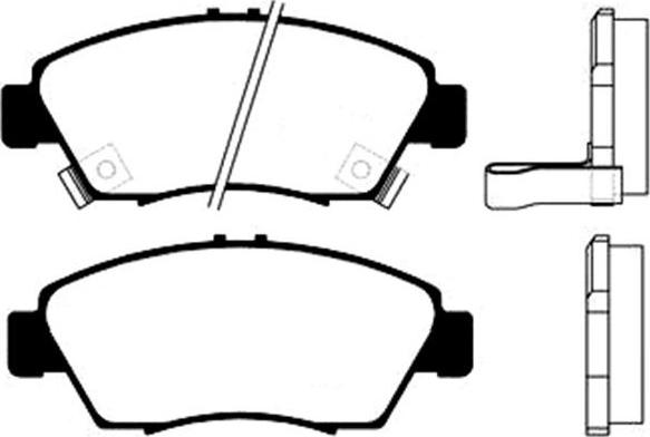 Kavo Parts BP-2022 - Bremžu uzliku kompl., Disku bremzes ps1.lv