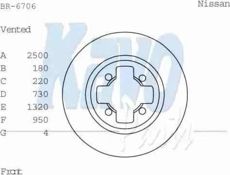 Kavo Parts BR-6706 - Bremžu diski ps1.lv