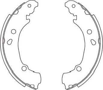 Kavo Parts BS-9952 - Bremžu loku komplekts ps1.lv