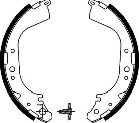 Kavo Parts BS-9909 - Bremžu loku komplekts ps1.lv