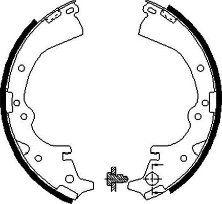 Kavo Parts BS-9905 - Bremžu loku komplekts ps1.lv