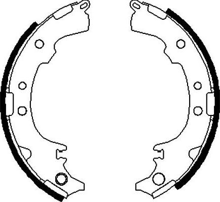 Kavo Parts BS-9914 - Bremžu loku komplekts ps1.lv