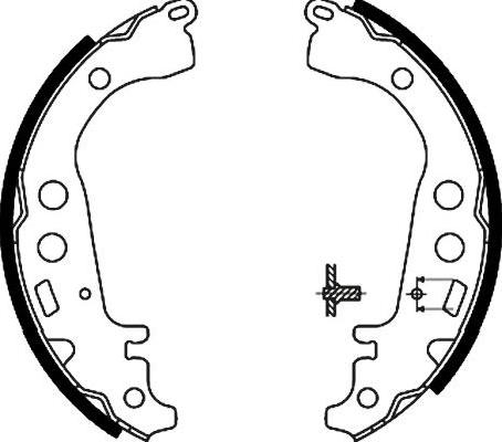 Kavo Parts BS-9918 - Bremžu loku komplekts ps1.lv