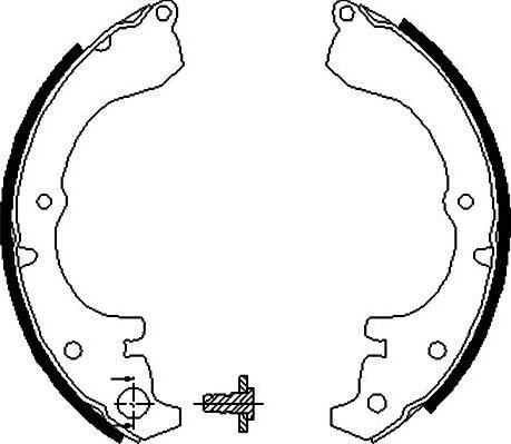 Kavo Parts BS-9913 - Bremžu loku komplekts ps1.lv