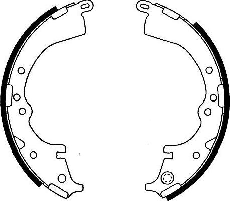 Kavo Parts BS-9936 - Bremžu loku komplekts ps1.lv