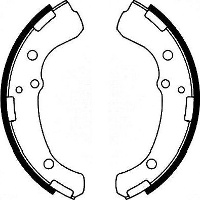 Kavo Parts BS-9938 - Bremžu loku komplekts ps1.lv