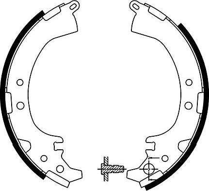 Kavo Parts BS-9925 - Bremžu loku komplekts ps1.lv