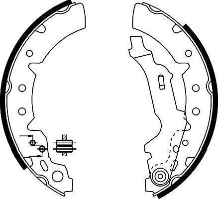 Kavo Parts BS-9926 - Bremžu loku komplekts ps1.lv