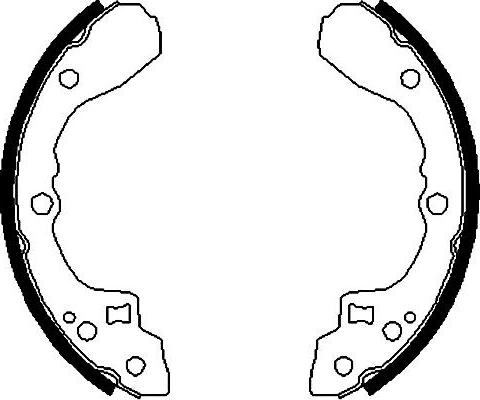 Kavo Parts BS-4405 - Bremžu loku komplekts ps1.lv