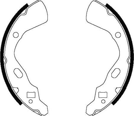 Kavo Parts BS-4400 - Bremžu loku komplekts ps1.lv