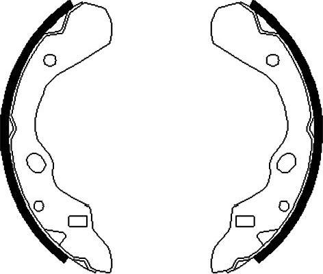 Kavo Parts BS-5413 - Bremžu loku komplekts ps1.lv