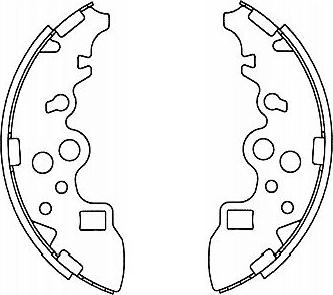 Kavo Parts BS-5436 - Bremžu loku komplekts ps1.lv