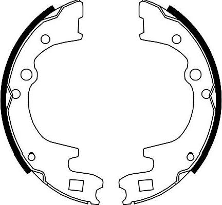 Kavo Parts BS-5430 - Bremžu loku komplekts ps1.lv