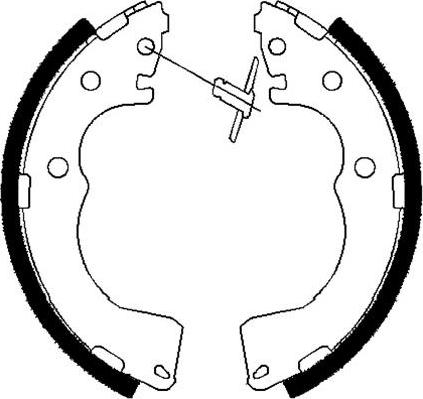 Kavo Parts BS-5421 - Bremžu loku komplekts ps1.lv