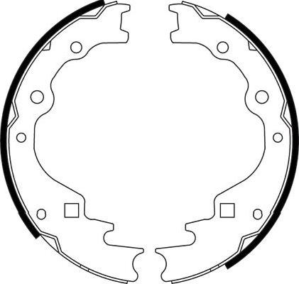 Kavo Parts BS-5422 - Bremžu loku komplekts ps1.lv