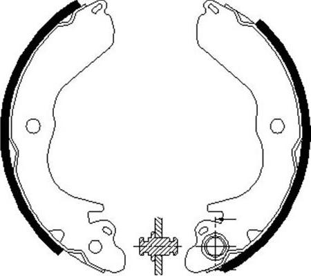 Kavo Parts BS-6408 - Bremžu loku komplekts ps1.lv