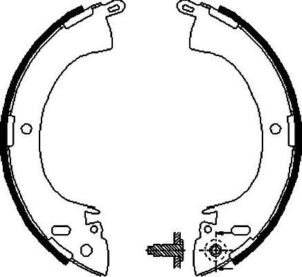 Kavo Parts BS-6403 - Bremžu loku komplekts ps1.lv