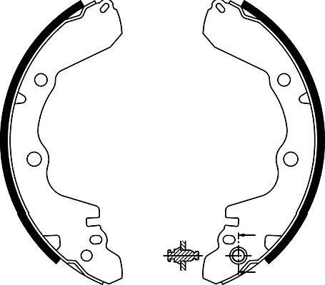 Kavo Parts BS-6416 - Bremžu loku komplekts ps1.lv