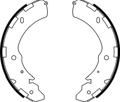 Kavo Parts BS-6418 - Bremžu loku komplekts ps1.lv