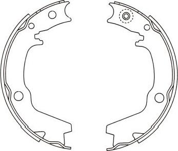 Kavo Parts BS-6417 - Bremžu loku komplekts ps1.lv