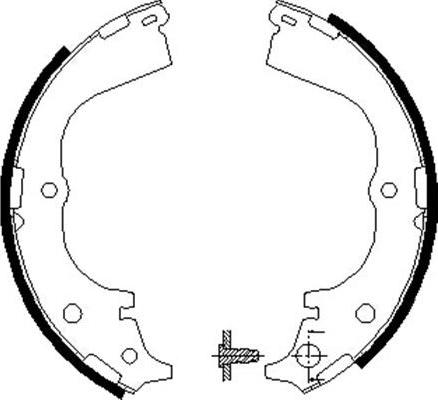 Kavo Parts BS-1908 - Bremžu loku komplekts ps1.lv