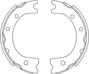 Kavo Parts BS-1924 - Bremžu loku komplekts ps1.lv